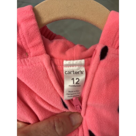 Carter’s Halloween Pink Strawberry Costume 2 Piece Size 12M - Picture 7 of 7